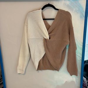 Knit cropped sweater